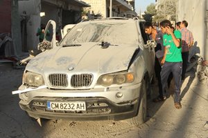 Българска кола взривена в Сирия
