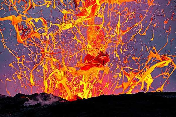 2014 NBP WINNER ART IN NATURE  LAVA EXPLOSION  By Bruce Omori