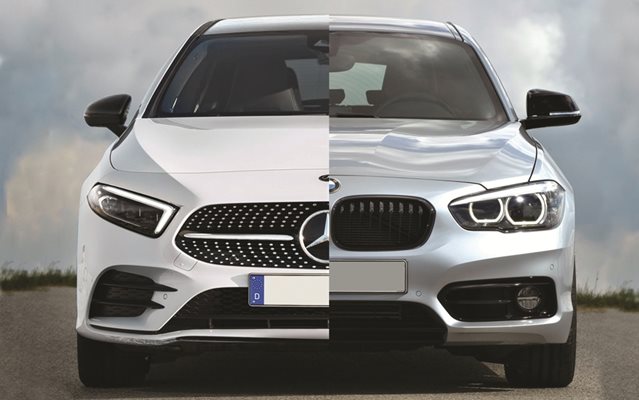 И сегашните поколения на Mercedes и BMW доста си приличат по външен дизайн.  КОЛАЖ: “24 ЧАСА”