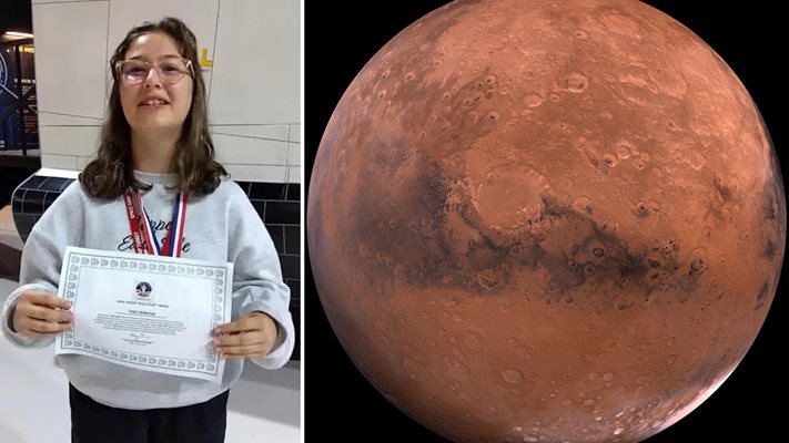 13-годишната Теа подготвя заселването на Марс