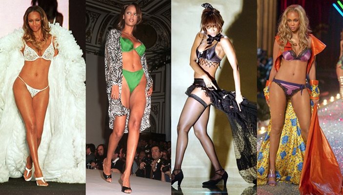 Tyra Banks  2000, 1996, 2002 and 2003