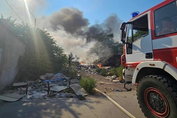 Пожар в "Столипиново". Снимката е илюстративна. 
Снимка: Архив