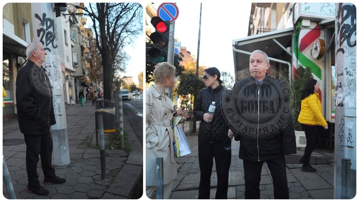 (СНИМКИ НА ПАПАРАЦИТЕ) Огнян Герджиков бърза и пухти