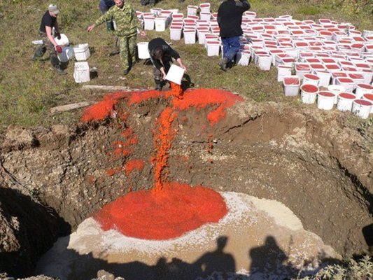 Без замисляне изхвърлят в яма 4 тона червен хайвер