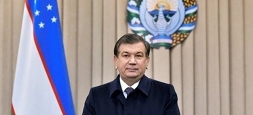 Президентът на Узбекистан Шавкат Мирзийоев СНИМКА: Ройтерс