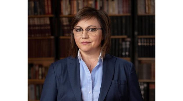 Лидерът на БСП Корнелия Нинова СНИМКА: Пресцентър на БСП