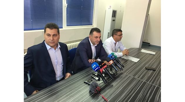 Прокурорите Галин Гавраилов, Румен Попов и шефът на полицията в Пловдив Атанас Илков