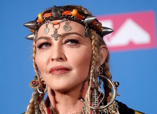 Мадона по време на видео музикалните награди на MTV  СНИМКА: РОЙТЕРС