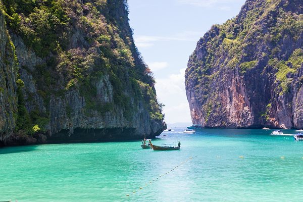 Заливът Мая Бей в Тайланд СНИМКА: Pixabay