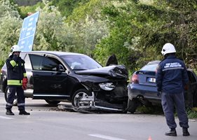 Катастрофа с Кирил Петков край Аксаково, Варна 
СНИМКА: Орлина Цанев