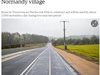 Село в Нормандия се сдоби с първия в света път от соларни панели