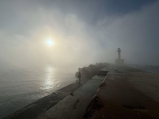 Пристанище Варна затворено заради мъгла
Снимка: Орлин Цанев