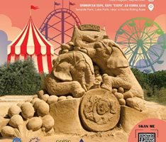 Темата на пясъчния фестивал тази година е „В света на цирка".