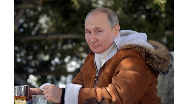 Путин на традиционната си сибирска почивка през 2021 г.