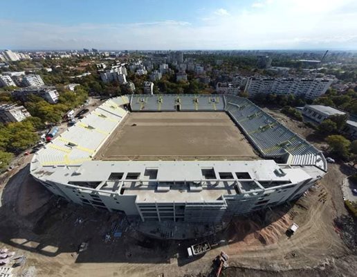 Стадион "Христо Ботев" в сегашния му вид.