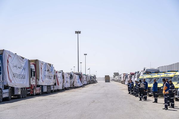 Поредната партида китайски хранителни помощи за Газа пристигна в Египет