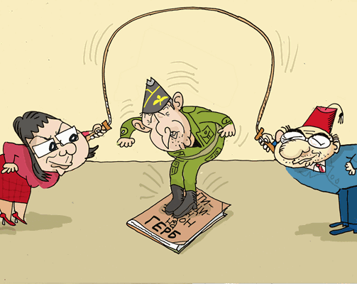"Гинко Пружинко" на "Дондуков" 2 - виж оживялата карикатура на Ивайло Нинов