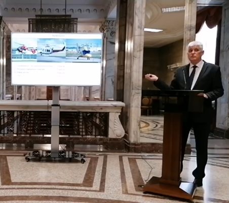 Главният секрета на президента Димитър Стоянов представи проекта за спешна помощ от въздуха.