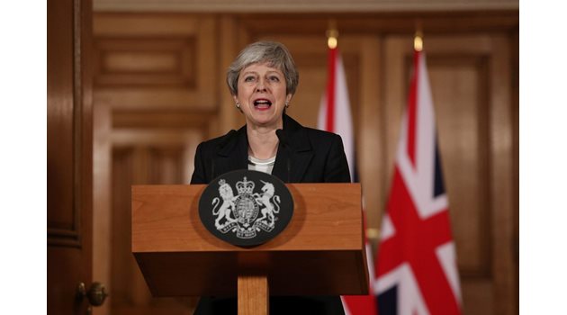 Британската министър-председателка Тереза Мей СНИМКА: Ройтерс