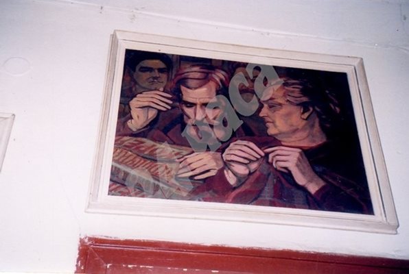 Павел и Траяна, бабата и дядото на Павел Антонов, нарисувани от Майстора СНИМКА: Радко Паунов