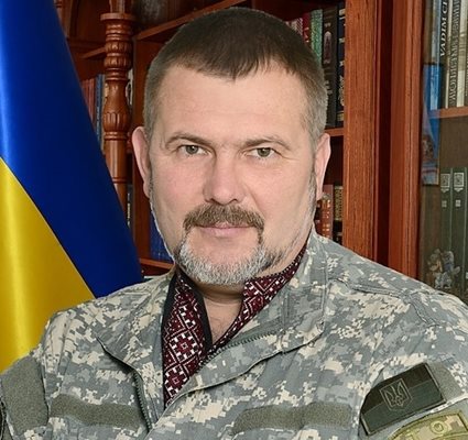 Полковник Юрий Береза, началник на доброволческия полк на националната гвардия
Снимка: wikiwand