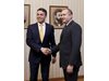 Румен Радев се срещна с министъра на външните работи на Македония (Снимки)