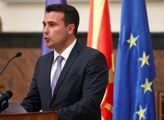 Премиерът на Северна Македония Зоран Заев СНИМКА: Ройтерс