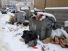 Снегът затруднява събирането на боклука в Монтана