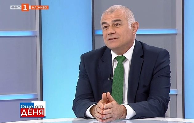 Георги Гьоков в предаването "Още от деня". Кадър БНТ.