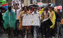 Демонстранти от кампанията на "Occupy Wall Street"