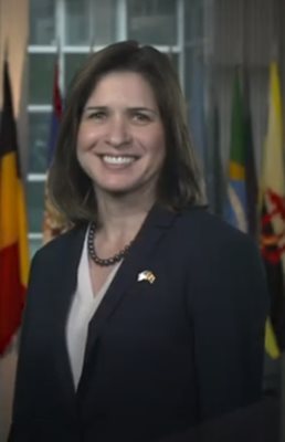 Посланикът на САЩ в Скопие Кейт Мари Бърнс КАДЪР: Youtube/U.S. Embassy in North Macedonia