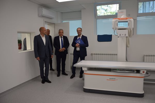 Обновеното отделение по образна диагностика в болницата в Гоце Делчев.