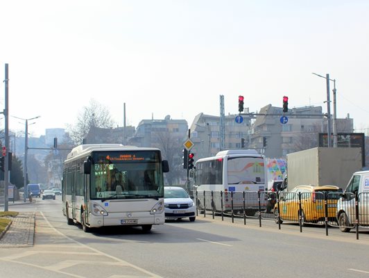 Градски автобус в Пловдив. Снимка: Архив