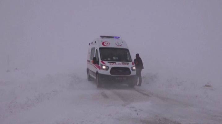 Източна Турция е парализирана от сибирски студ. СНИМКА: АРХИВ