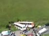 Най-малко 13 загинали при катастрофа на два автобуса в Аржентина
