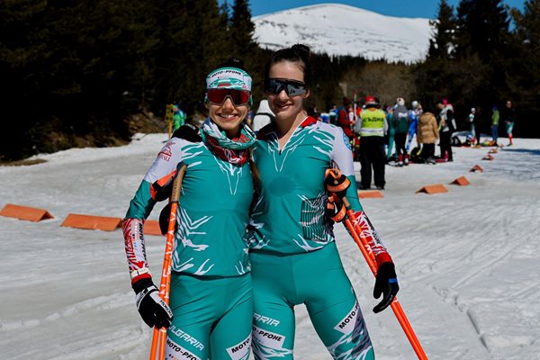 Lora Hristova and Maria Zdravkova Photo: BFBiathlon