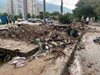 Разчистиха 2 улици в Карлово, засегнати от поройните дъждове