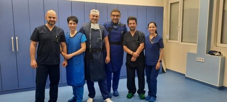 Основател на онлайн платформа за съдова хирургия оперира във Велико Търново