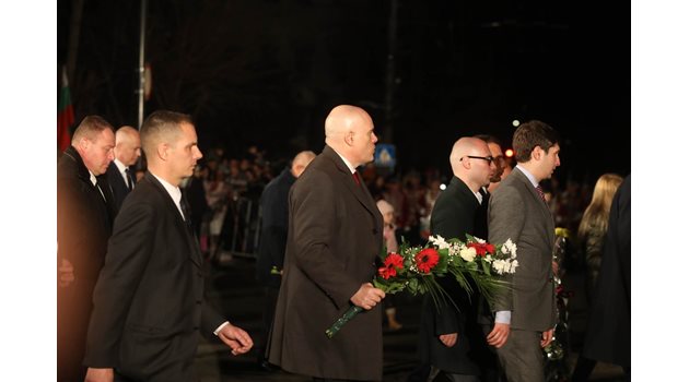 Иван Гешев на възпоменателната церемония по случай 150 години от гибелта на Васил Левски