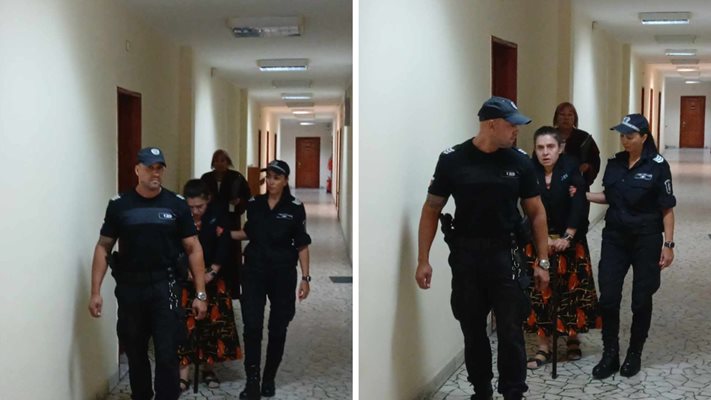 Биляна Петрова в кулоарите на съда в Бургас Снимка: Аделина Георгиева