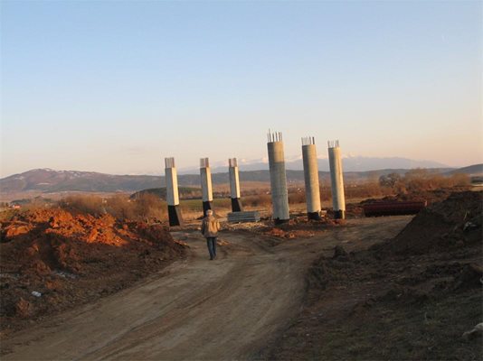 Строежът на магистрала Струма
Снимка Архив