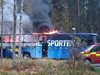 Новият автобус на Швеция изгоря