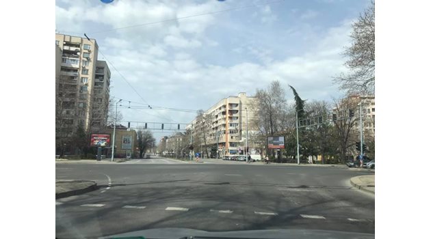Кръстовището на бул. "Руски" с "Шести септември".