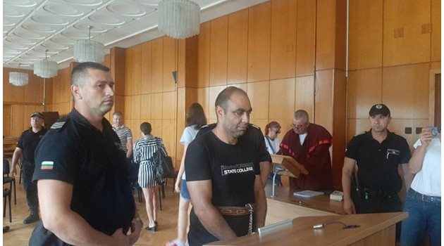 Стефан Дехнев, обвинен в убийството на шофьора в Прилеп Снимка: Тони Щилянова