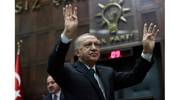 Турският президент Реджеп Тайип Ердоган СНИМКА: Ройтерс 