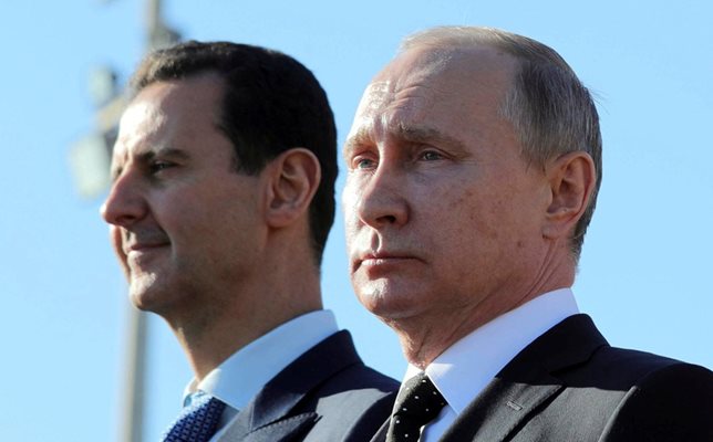 Башар Асад и Владимир Путин Снимка: Ройтерс