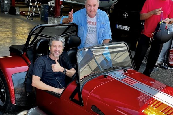 Патрик Демпси изигра италиански пилот във „Ферари”