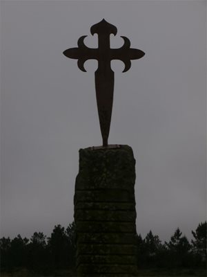 Този кръст - La Cruz de Santiago, също е сред символите.
