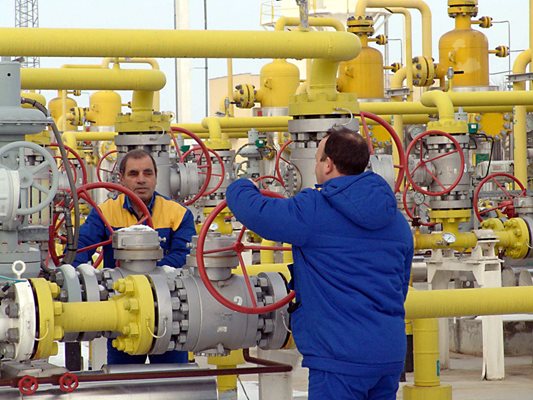 Хранилището в Чирен е в сезон на зареждане с газ.
СНИМКА: “24 ЧАСА”