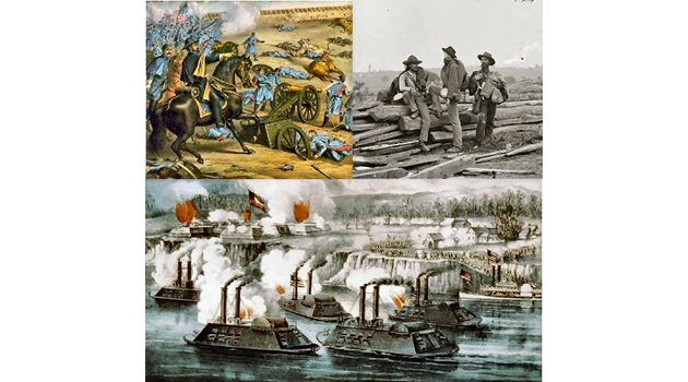 Американската гражданска война. 
СНИМКА: Уикипедия/публичен домейн